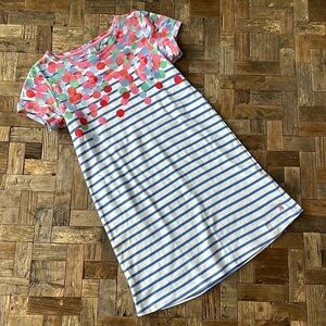 Joules Riviera Spotted Striped Short Sleeve Cotton Dress NWOT